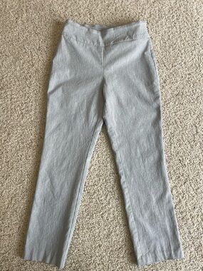 Tribal 4P Light Gray Slim Straight Pants